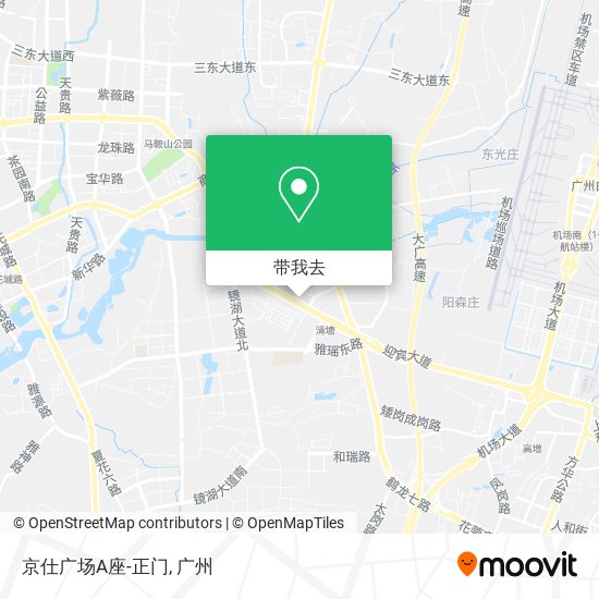 京仕广场A座-正门地图