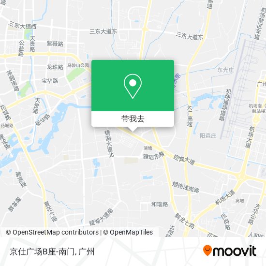 京仕广场B座-南门地图