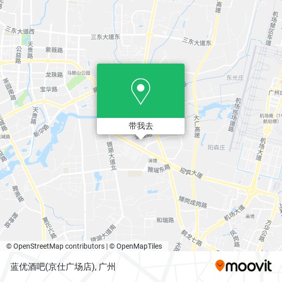 蓝优酒吧(京仕广场店)地图