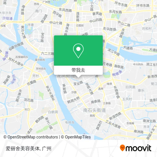 爱丽舍美容美体地图