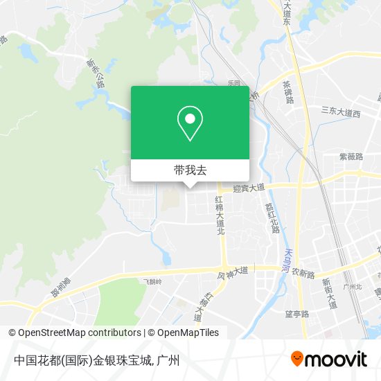 中国花都(国际)金银珠宝城地图
