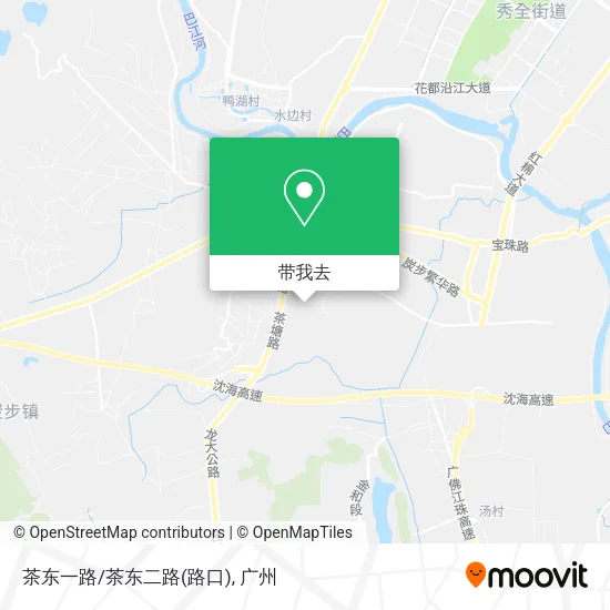 茶东一路/茶东二路(路口)地图