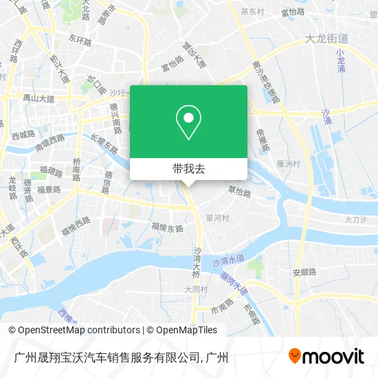 广州晟翔宝沃汽车销售服务有限公司地图