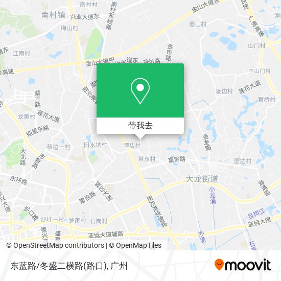 东蓝路/冬盛二横路(路口)地图