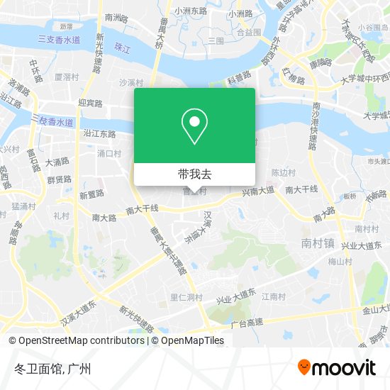 冬卫面馆地图
