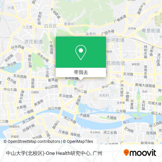 中山大学(北校区)-One Health研究中心地图