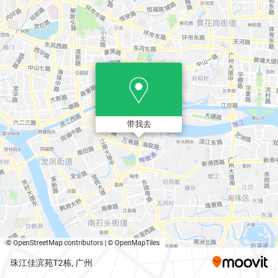 珠江佳滨苑T2栋地图
