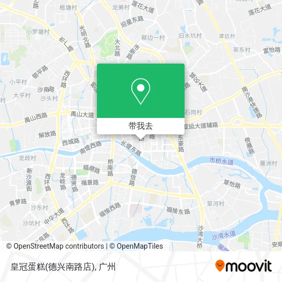 皇冠蛋糕(德兴南路店)地图
