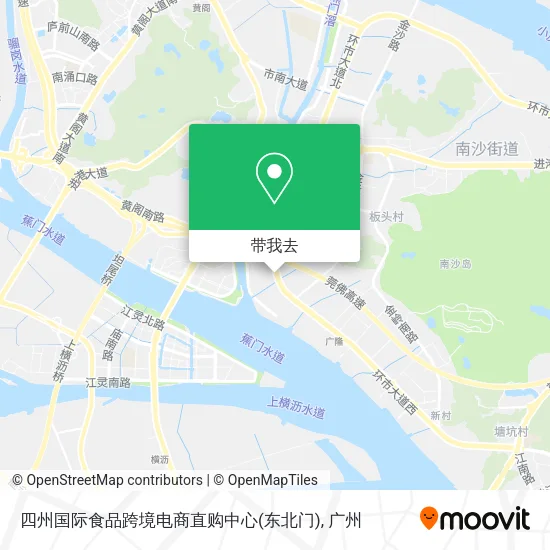 四州国际食品跨境电商直购中心(东北门)地图