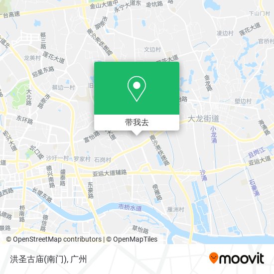 洪圣古庙(南门)地图