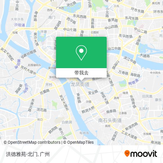 洪德雅苑-北门地图