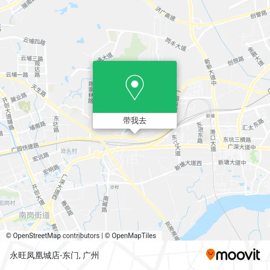 永旺凤凰城店-东门地图