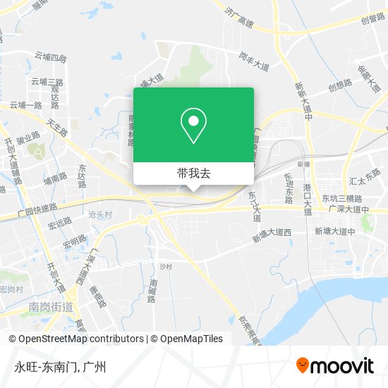 永旺-东南门地图