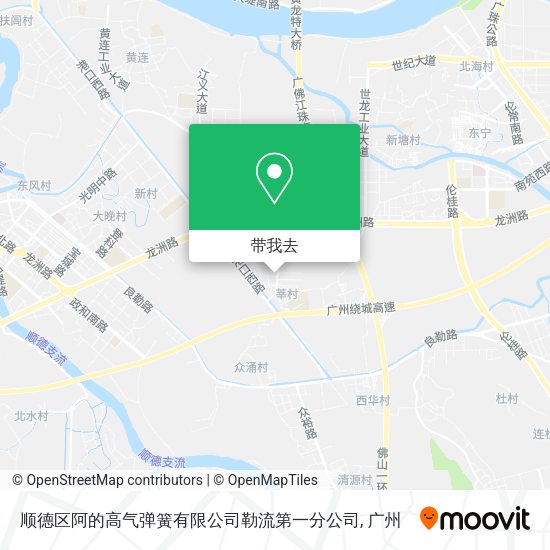 顺德区阿的高气弹簧有限公司勒流第一分公司地图