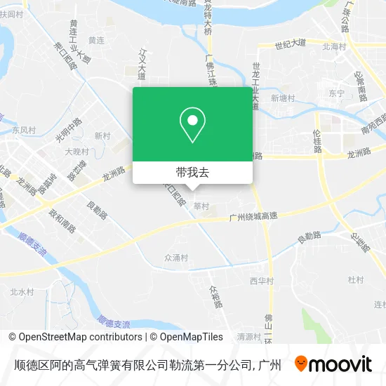 顺德区阿的高气弹簧有限公司勒流第一分公司地图