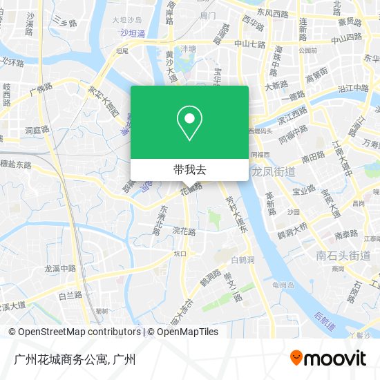 广州花城商务公寓地图