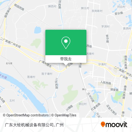 广东大铨机械设备有限公司地图
