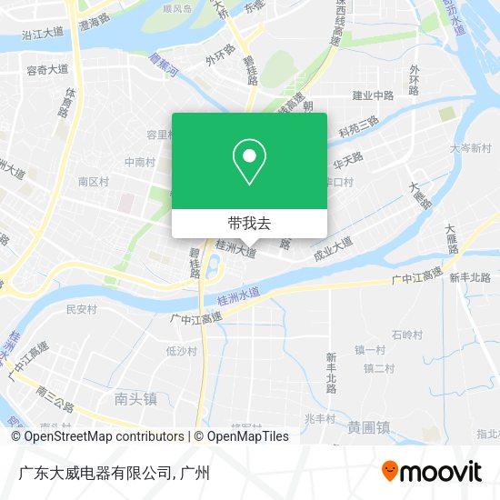 广东大威电器有限公司地图