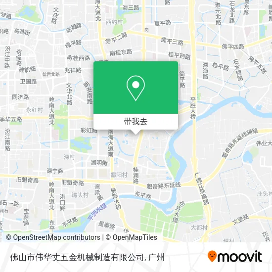 佛山市伟华丈五金机械制造有限公司地图
