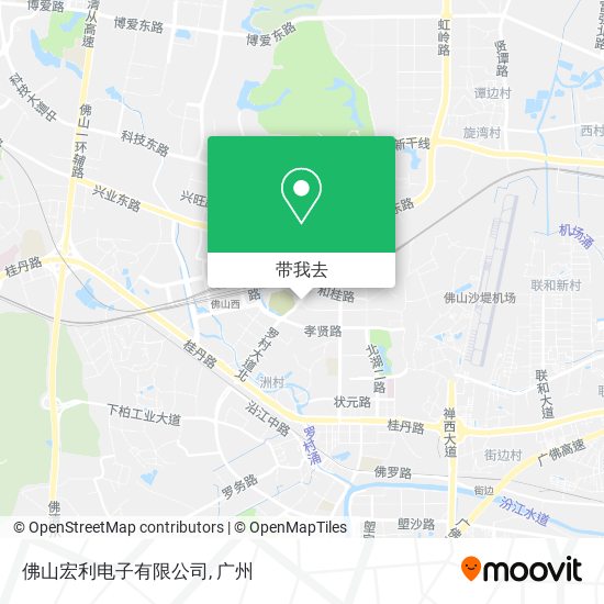 佛山宏利电子有限公司地图