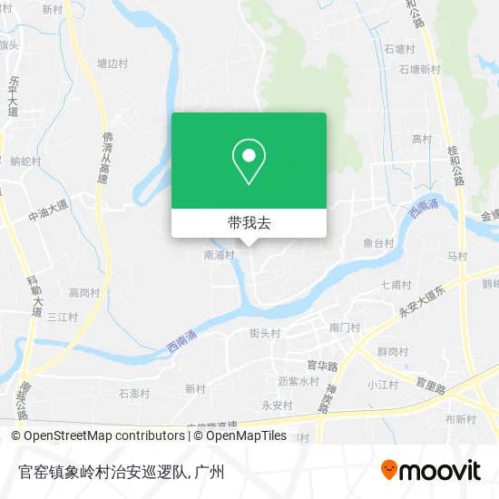 官窑镇象岭村治安巡逻队地图