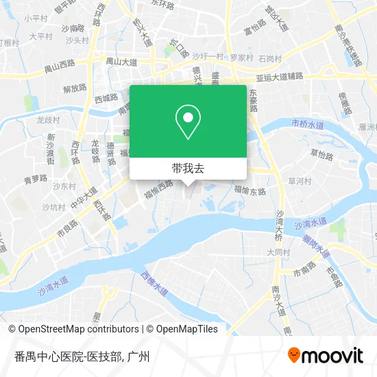 番禺中心医院-医技部地图