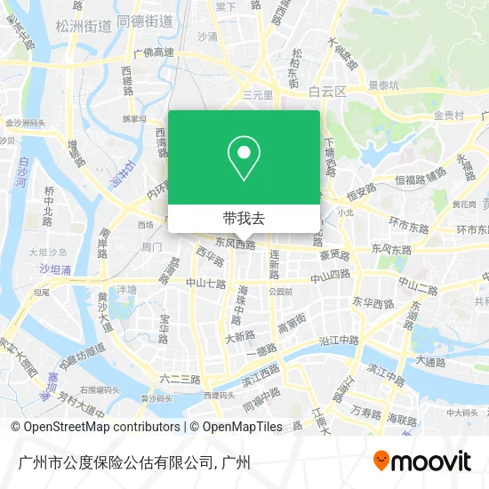 广州市公度保险公估有限公司地图