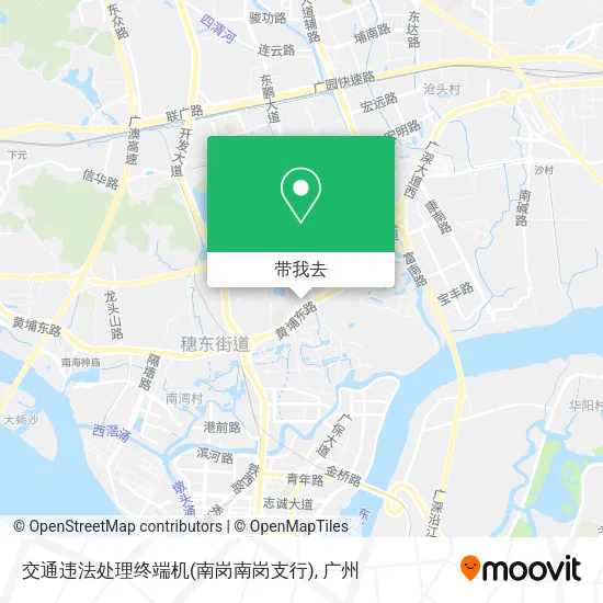 交通违法处理终端机(南岗南岗支行)地图
