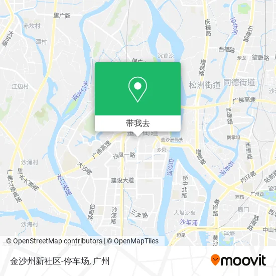 金沙州新社区-停车场地图