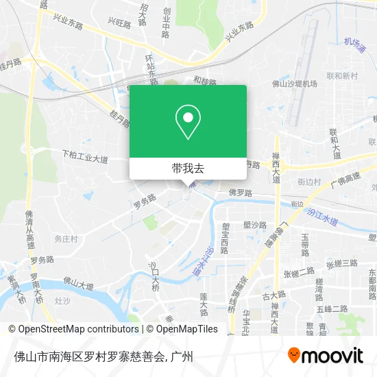 佛山市南海区罗村罗寨慈善会地图