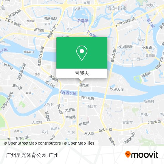 广州星光体育公园地图