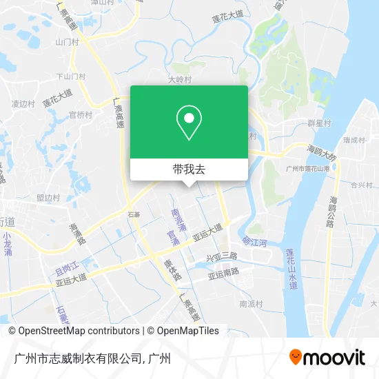 广州市志威制衣有限公司地图