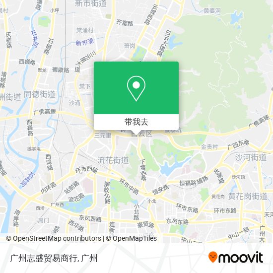广州志盛贸易商行地图