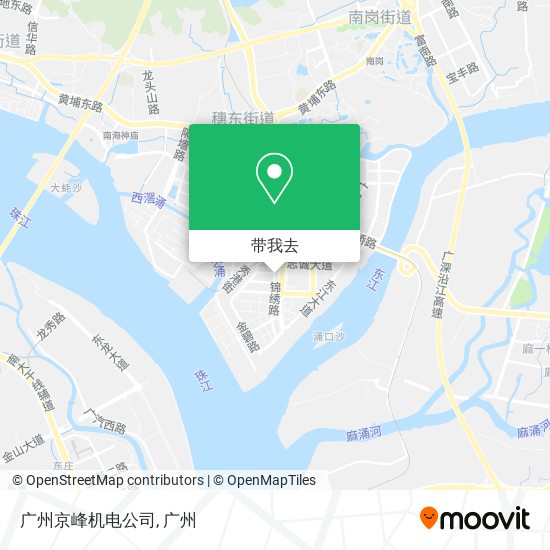 广州京峰机电公司地图