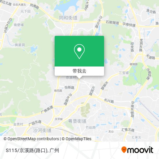 S115/京溪路(路口)地图