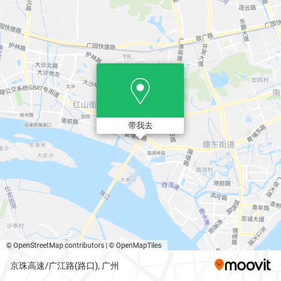 京珠高速/广江路(路口)地图