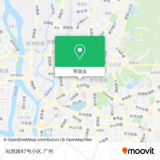 站西路87号小区地图