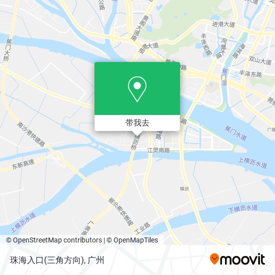 珠海入口(三角方向)地图