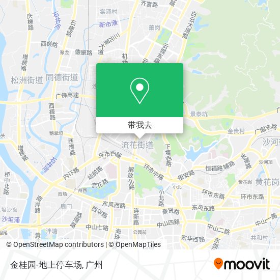 金桂园-地上停车场地图