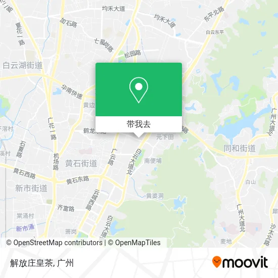 解放庄皇茶地图