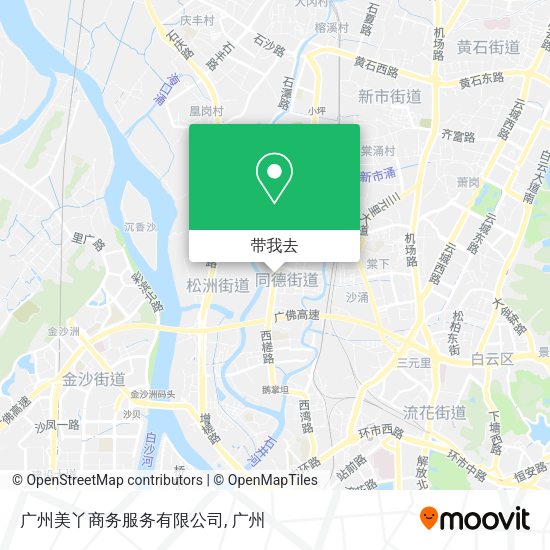 广州美丫商务服务有限公司地图