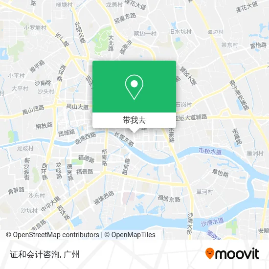 证和会计咨洵地图