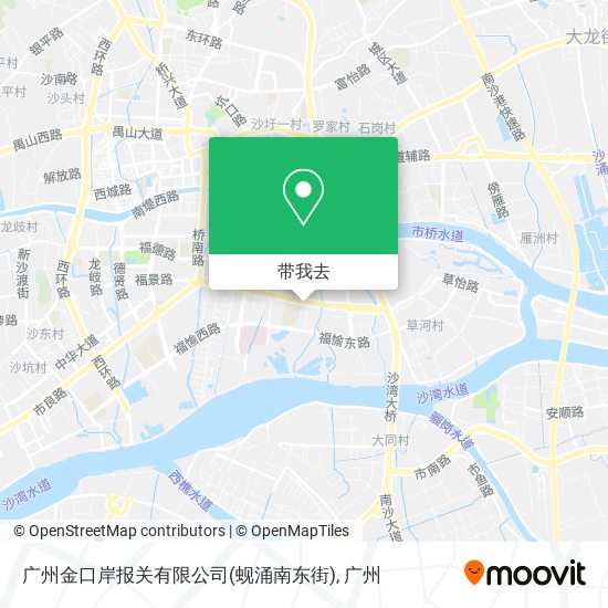 广州金口岸报关有限公司(蚬涌南东街)地图