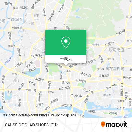 CAUSE OF GLAD SHOES地图