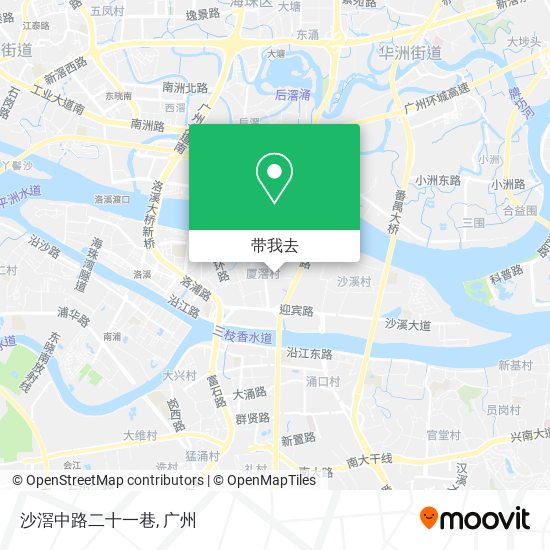 沙滘中路二十一巷地图