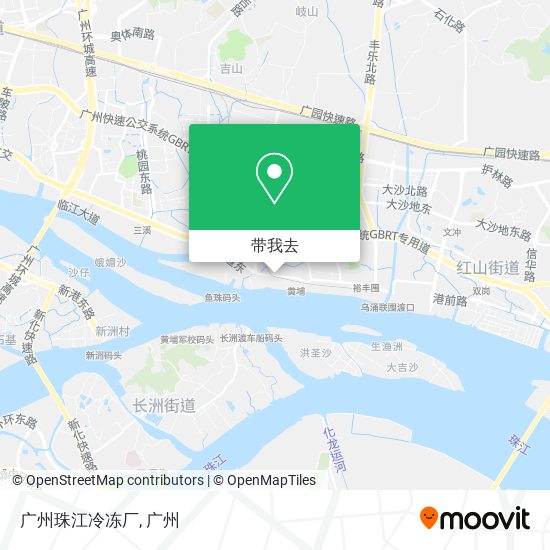 广州珠江冷冻厂地图