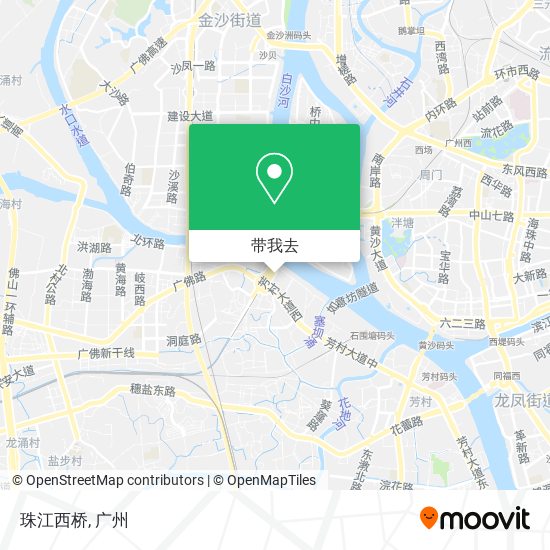 珠江西桥地图