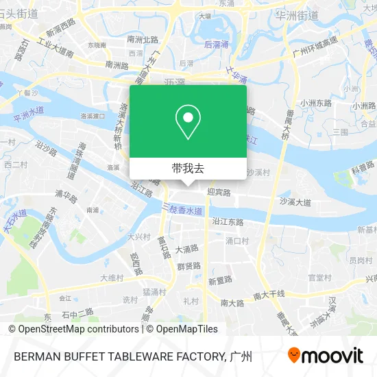 BERMAN BUFFET TABLEWARE FACTORY地图