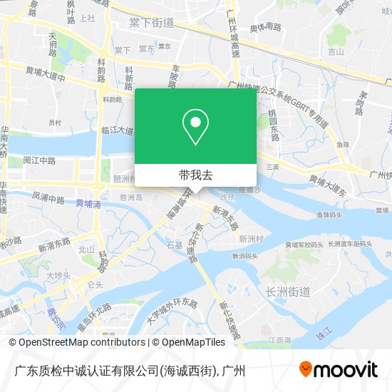广东质检中诚认证有限公司(海诚西街)地图
