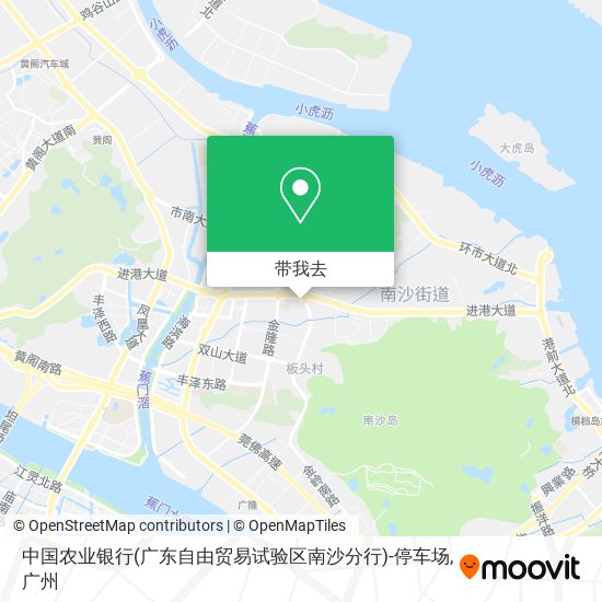 中国农业银行(广东自由贸易试验区南沙分行)-停车场地图